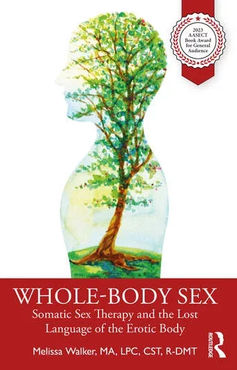a book cover of a body with a tree